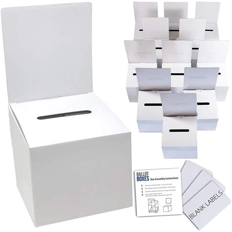 suggestion key box white metal|Suggestion & Ballot Boxes .